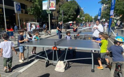 Participación de Ping Pong Chamberí en las actividades del día del Deporte Madrid 2024